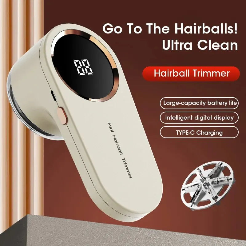 The 4.0 Fabric lint Remover With Digital Screen, Rechargeable with USB