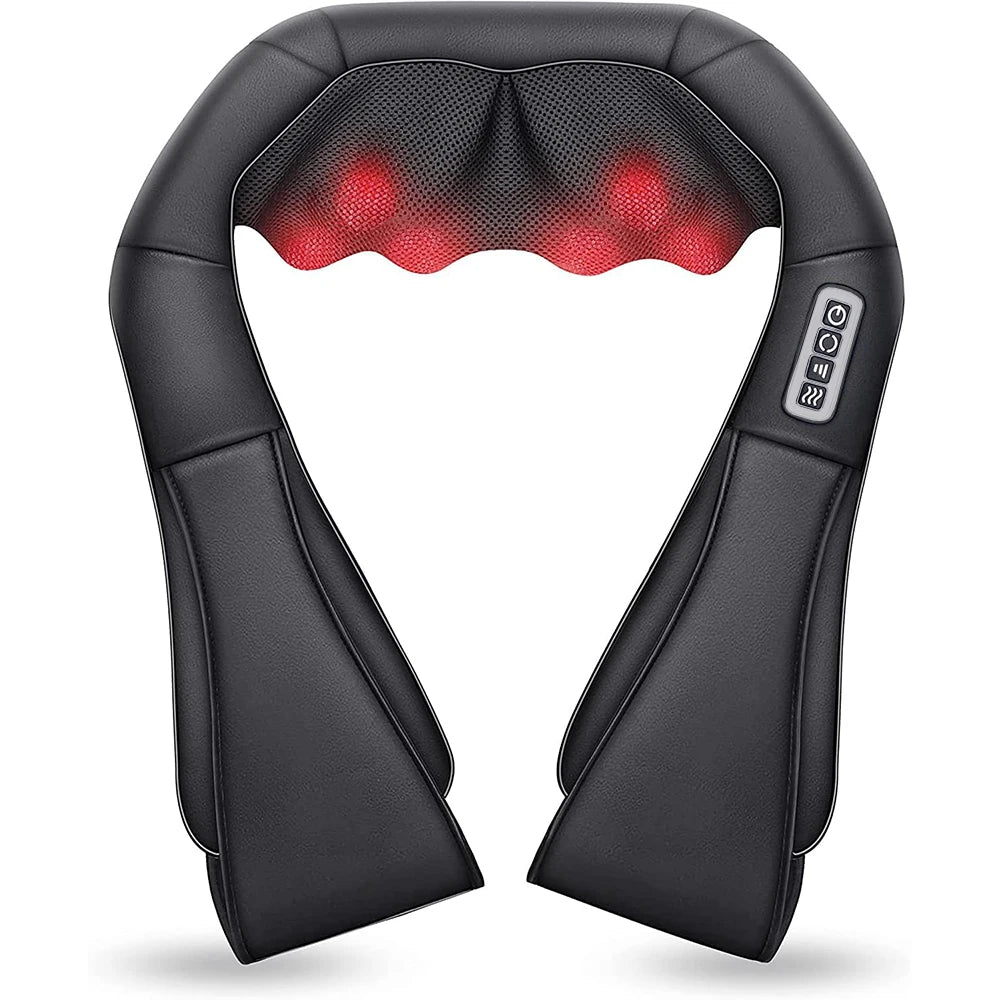 The Neck and Shoulder Heated Massager 2.0 with Health Benefits for Muscle relaxation