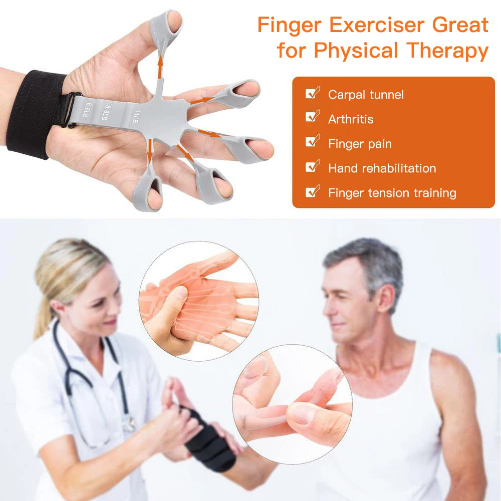 Grip Strength Exercises Silicone Band Proven to Increase Blood flow an Muscle growth