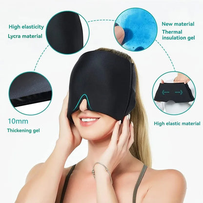 Deshine Migraine Relief Cap With HOT or COLD Relief Technology