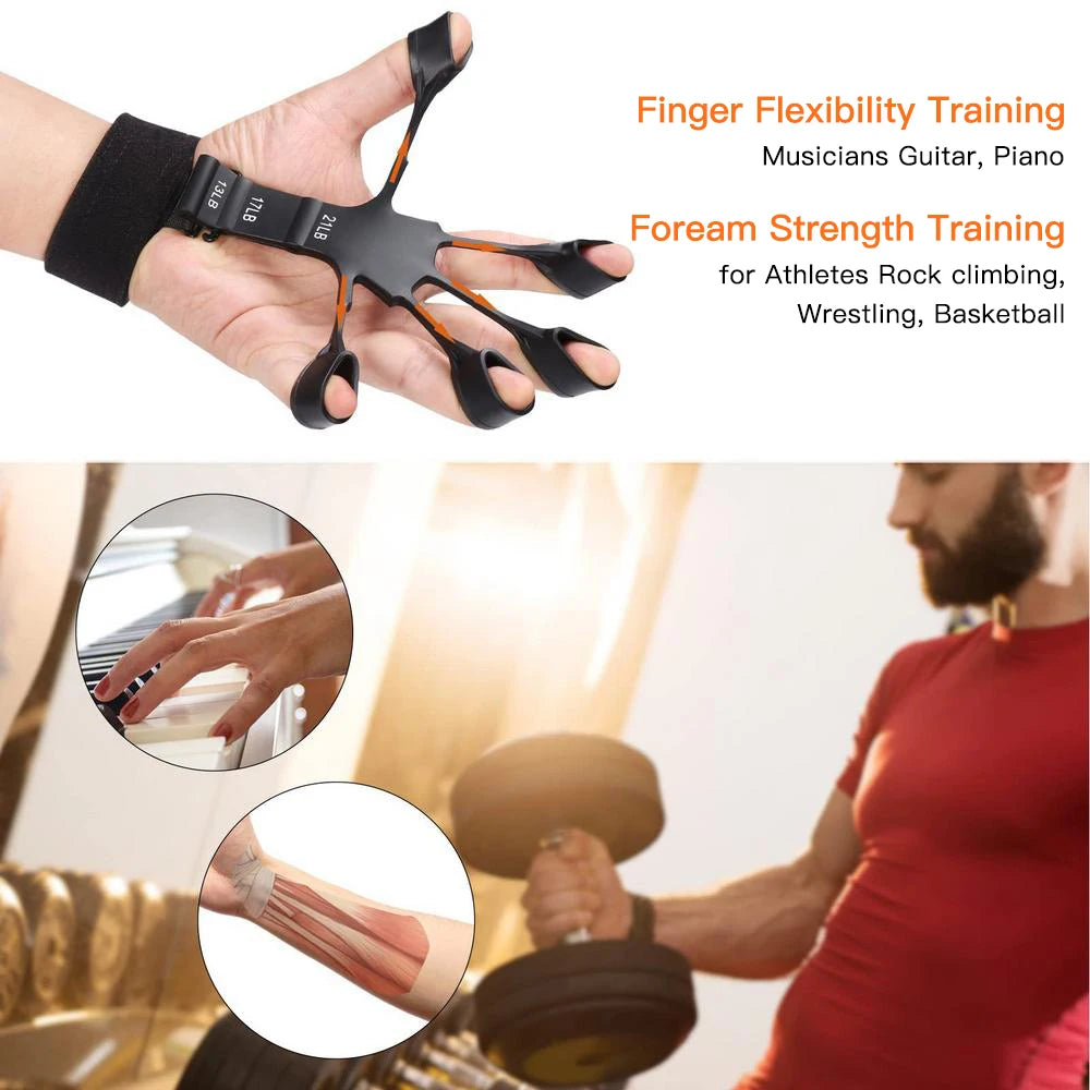 Grip Strength Exercises Silicone Band Proven to Increase Blood flow an Muscle growth