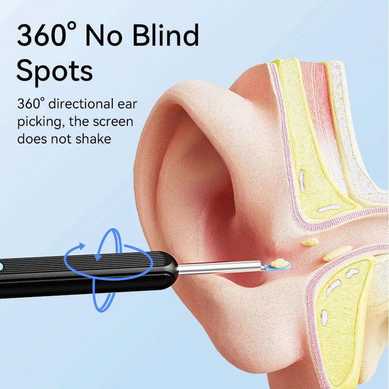 Ear Cleaner/Wax Remover Tool with 3D camera