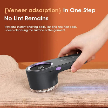 The 4.0 Fabric lint Remover With Digital Screen, Rechargeable with USB