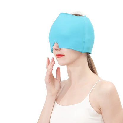 Deshine Migraine Relief Cap With HOT or COLD Relief Technology