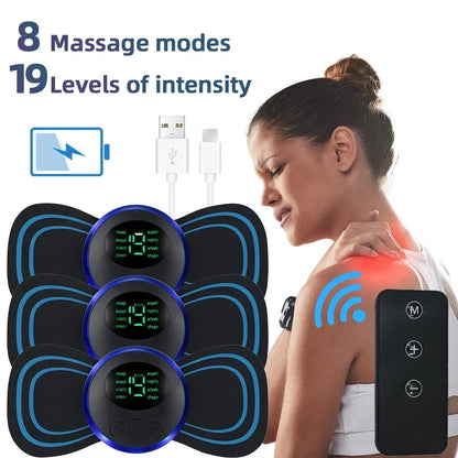 Electric Neck Massager for Full Body Pain Relief and Recovery